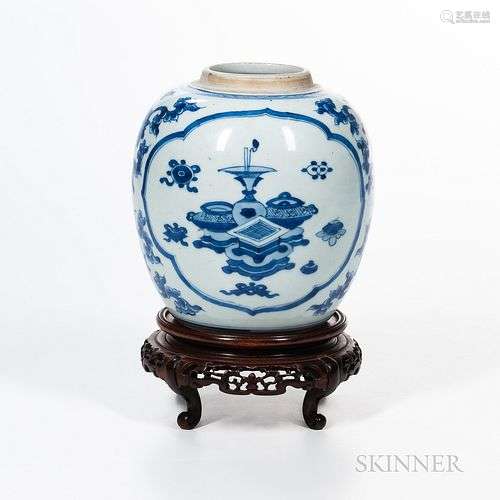 Blue and White Jar