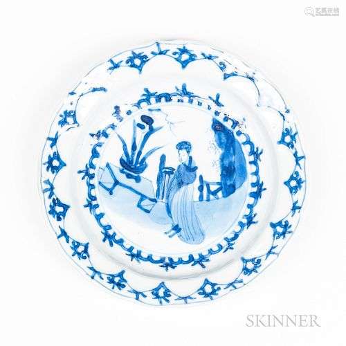 Blue and White Dish