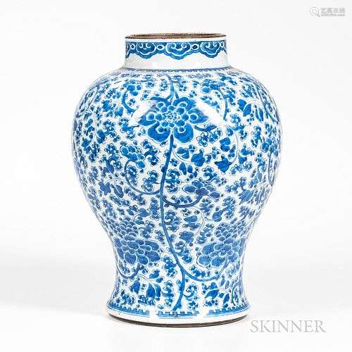 Blue and White Vase