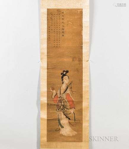 Hanging Scroll Depicting the Consort Chen