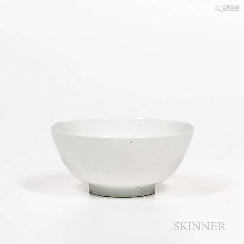 White-glazed Ding Deep Bowl