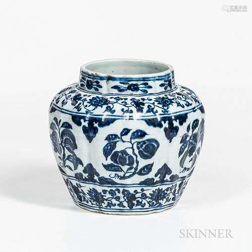 Blue and White Jar