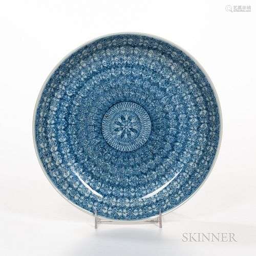 Blue and White Dish