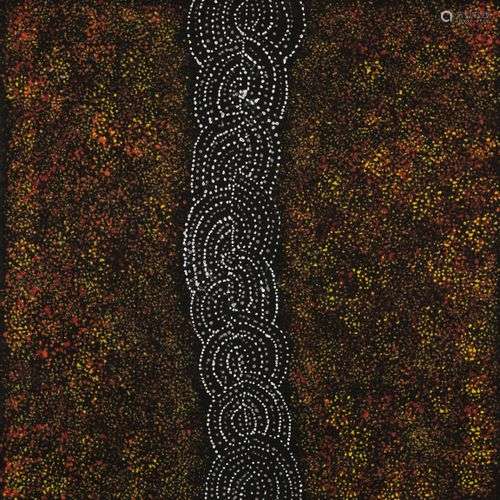 Gracie Morton Pwerle (c.1956) Ecole aborigène, abstraction, ...