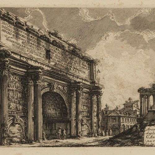 Giovanni Battista Piranesi (1720-1778) Arc de Septime Sévère...