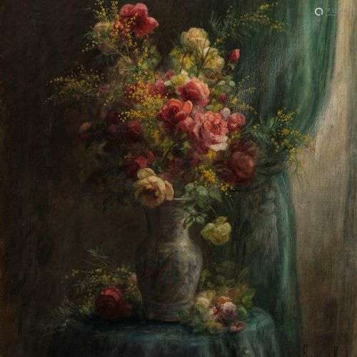 Marie Elisabeth Barbaud-Koch (1862-1928) Bouquet de fleurs, ...