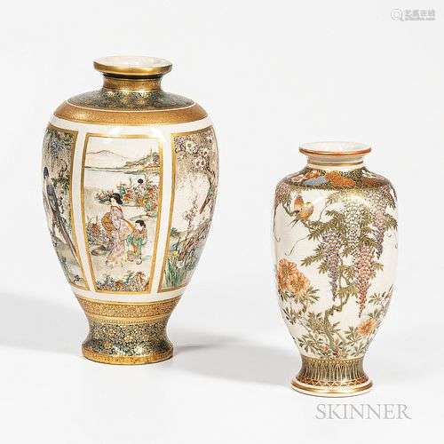 Two Satsuma Vases