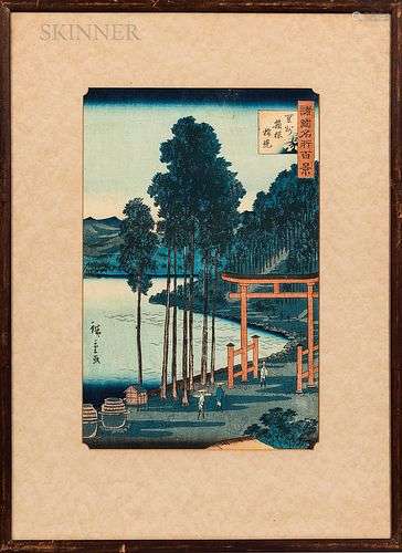 Four <i>Ukiyo-e</b></i></u><b> Woodblock Prints</b></i></u>