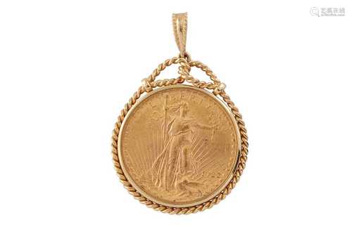 A coin pendant