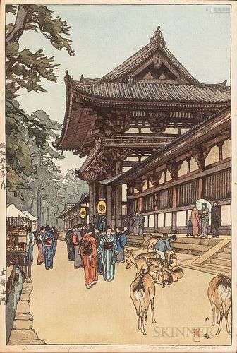 Two Hiroshi Yoshida (1876-1950) Woodblock Prints