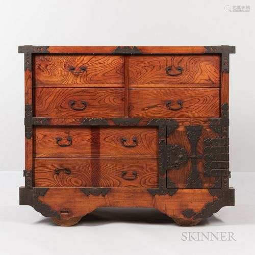 Zelkova Wheeled Chest