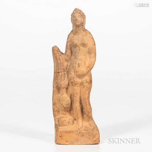 Ancient Greek Terra-cotta Figure of a Goddess