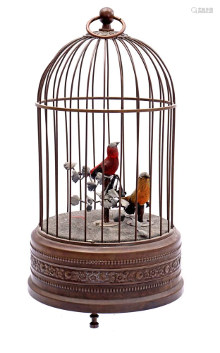 Copper bird cage