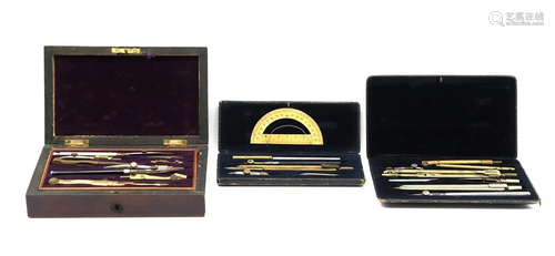 2 E.O. Richter & Co. compass sets