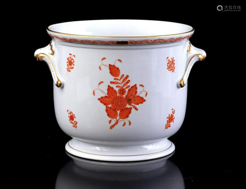 Herend porcelain cachepot