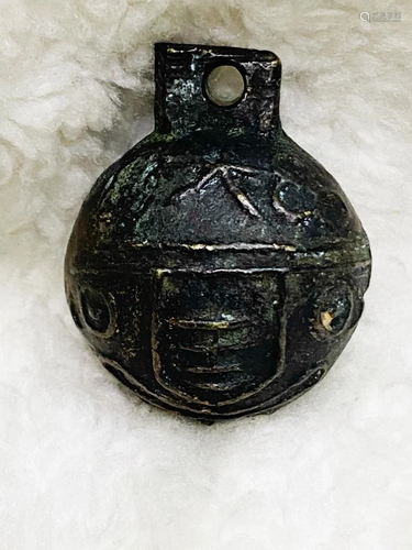 CHINESE BRONZE JINGLE BELL