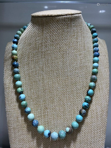 TURQUOISE BEAD NECKLACE