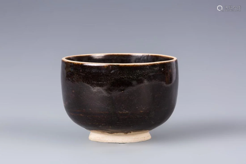 YANCHUAN KILN BLACK GLAZED ALMS BOWL