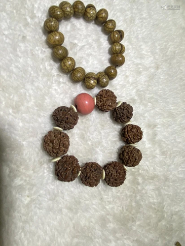 SET OF RUDRAKSHA BRACELETS