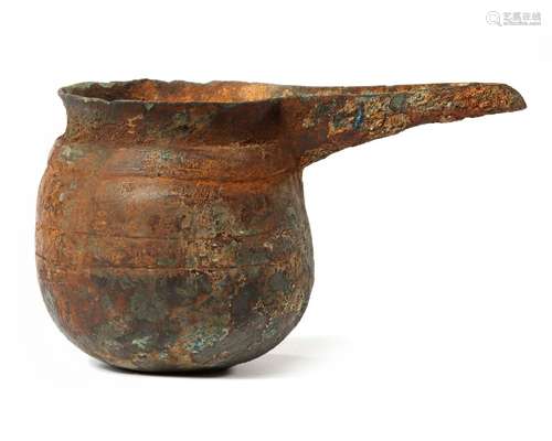 A BRONZE SPOUT, LURISTAN PERIOD, EARLY 1ST MILLENIUM BC