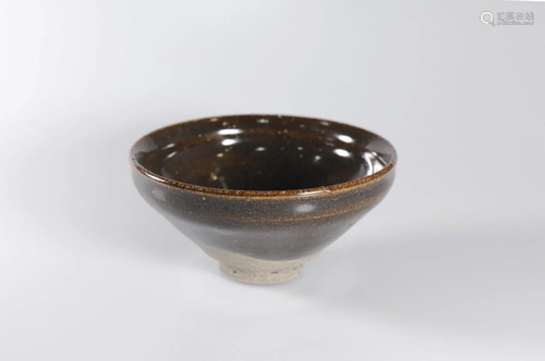 BLACK GLAZED TEA CUP