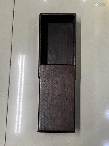 WENGE CARVING PLAIN BOX