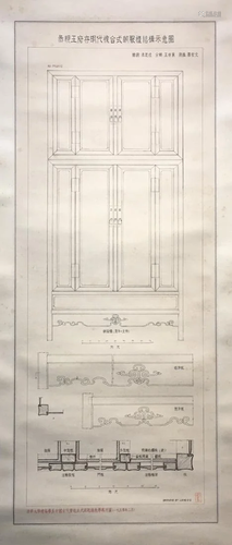 DESIGN DRAFT OF IMPERIAL WARDROBE, LIANG SICHENG