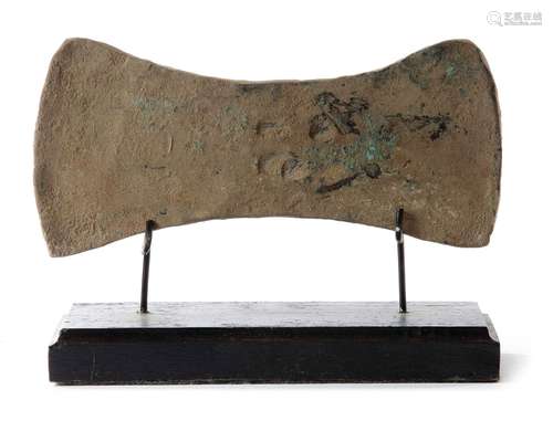 A DOUBLE FLAT HEADED AXE, ANCIENT NEAR EAST, 2ND-1ST MILLENI...