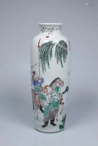 WUCAI 'NARRATIVE' SLEEVE VASE