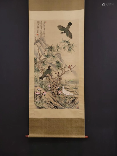 CHINESE PAINTING OF BIRDS AND PLANTS, YU FEI'AN