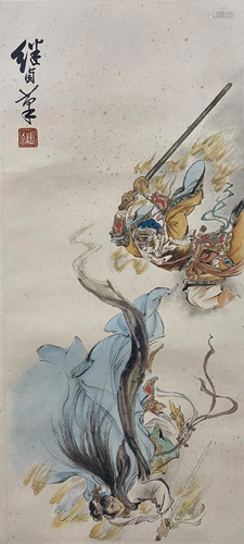 NARRATIVE PAINTING OF MONKEY KING, LIU JIYOU