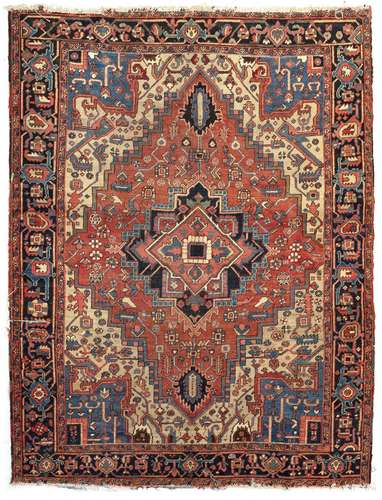 A HERIZ SERAPI RUG, NORTH WEST IRAN, 19TH CENTURY