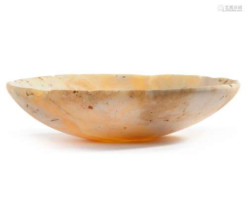 A BACTRIAN ALABASTER BOWL, 1ST MILLENIUM BC