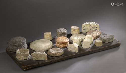 Mélanie BOURLON (née en 1976) Plateau de fromages composé de...
