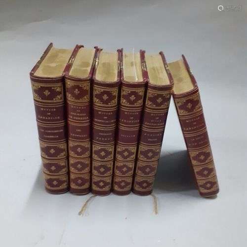 LAMARTINE Alphonse, de. Oeuvres (3 vol. incomplets) On joint...