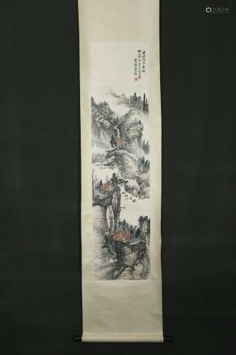 A Xiao qianzhong's landscape painting