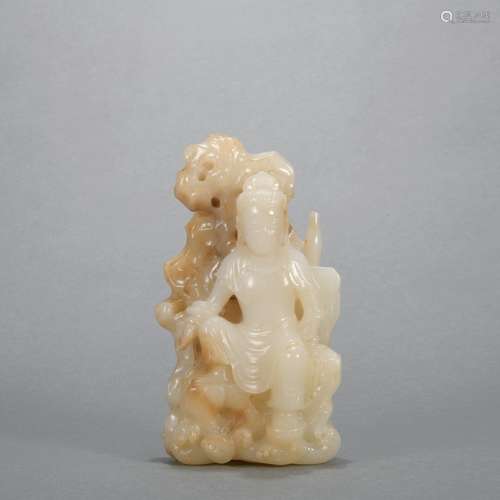 A jade statue of Guanyin