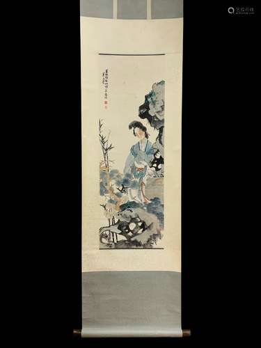 A Xu cao's figure painting