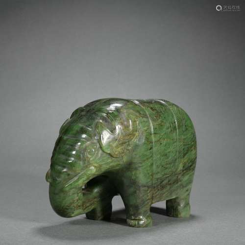 A jade elephant