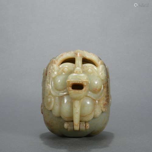 A jade 'beast' censer