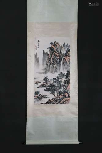 A Huang junbi's landscape painting