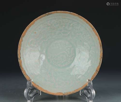 A Hu tian kiln 'floral' bowl