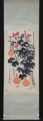 A Qi baishi's painting