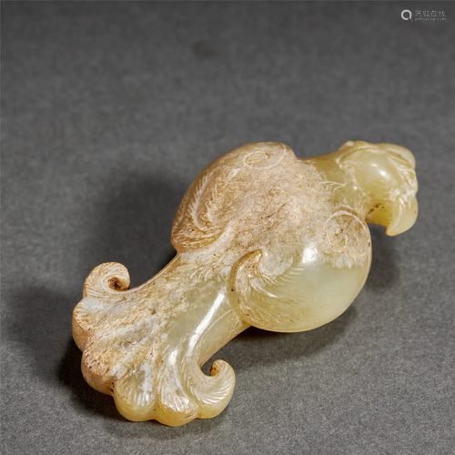 CHINESE JADE BIRD,HAN DYNASTY