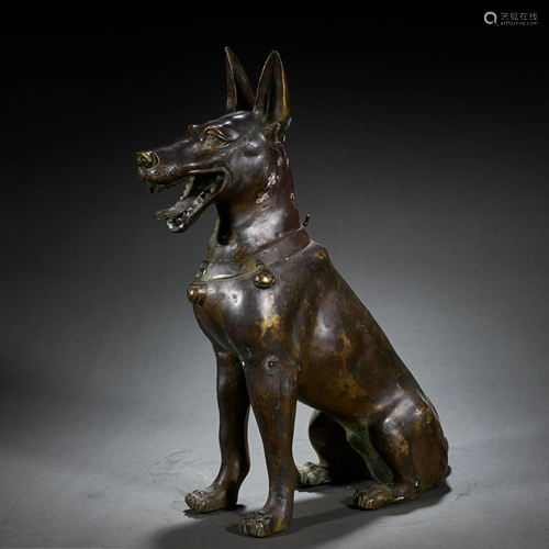 CHINESE BRONZE DOG