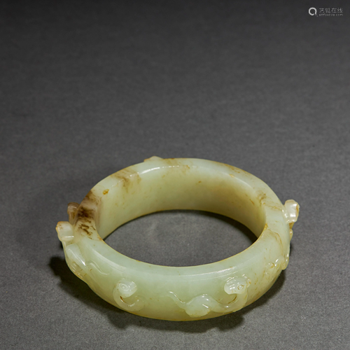 CHINESE JADE BRACELET,HAN DYNASTY