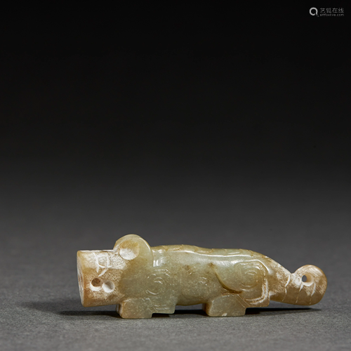 CHINESE JADE BEAST,HAN DYNASTY