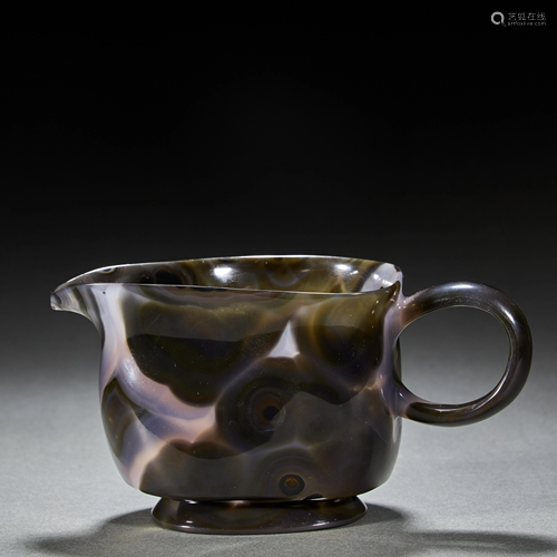 CHINESE AGATE CUP,QING DYNASTY