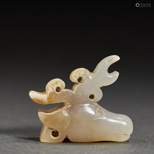 CHINESE JADE PENDANT,HAN DYNASTY