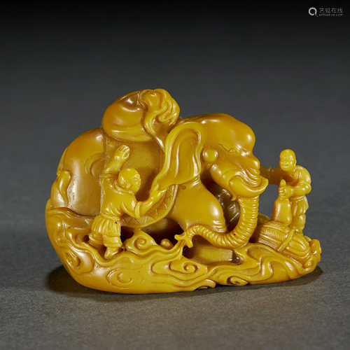 CHINESE TIANHUANG STONE SEAL,QING DYNASTY